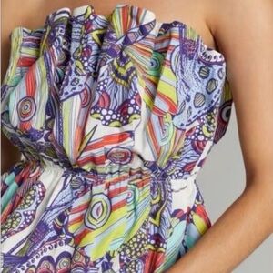 Anthropologie Strapless Top